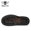 Desai First-Layer Cowhide Martin Boots Retro High-Top Wear-Resistant Leather Boots Thick-Soled Heightening British Style Tooling Boots Men