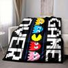1Pc Pacman Classic Game Blanket Soft And Comfortable Casual Warm Camping Travel Christmas Halloween Xmas Gift M92868