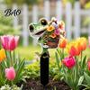 Healing Frog Decoration Cartoon Garden Stake, 2D Acrylic Cute Decoration, Waterproof Stake Outdoor Yard Art for Lawn Flower Bed Planter Decor