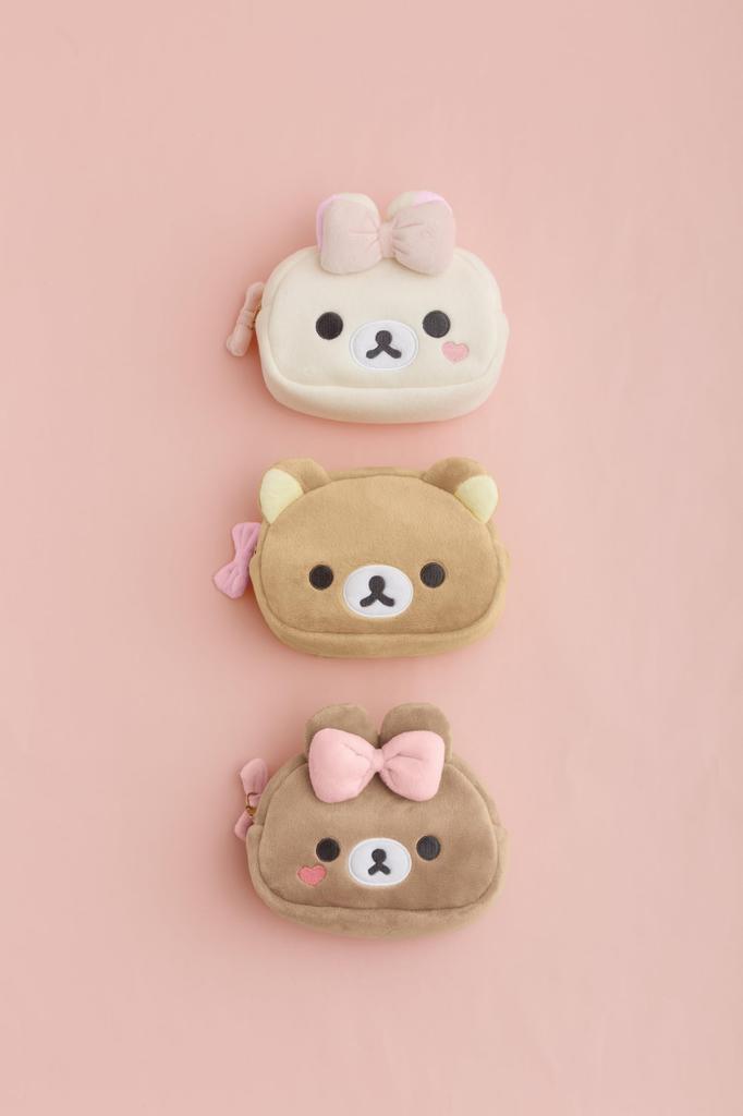 Rilakkuma Mirrored Plush Pouch Rilakkuma CA82001 San-X