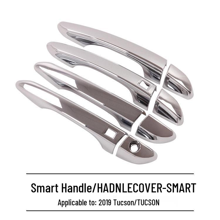 ABS Electroplated Door Handle Trim for 2019 Tucson - Decorative Car Door Modification