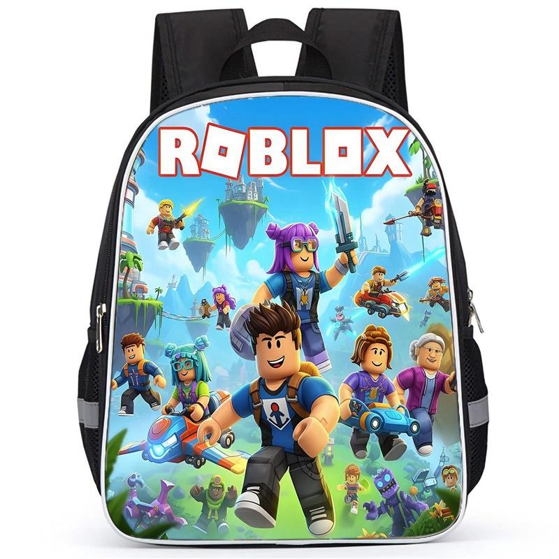 2026 new Roblox comfortable backpack with high-definition printed casual lightweight backpack