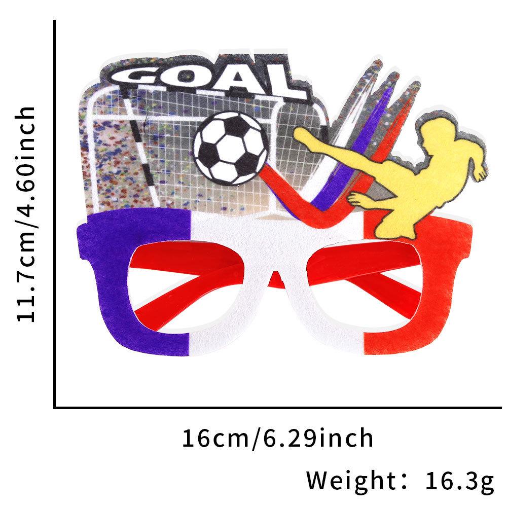 Football glasses, football league, bar clubs, party decorations, props, World Cup fan supplies