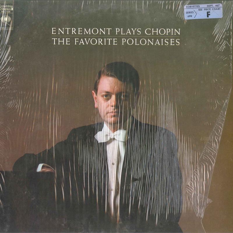 LP Record PHILIPPE ENTREMONT - Entremont Plays Chopin / The Favori MS7328 COLUMBIA 1970 US Classical Used