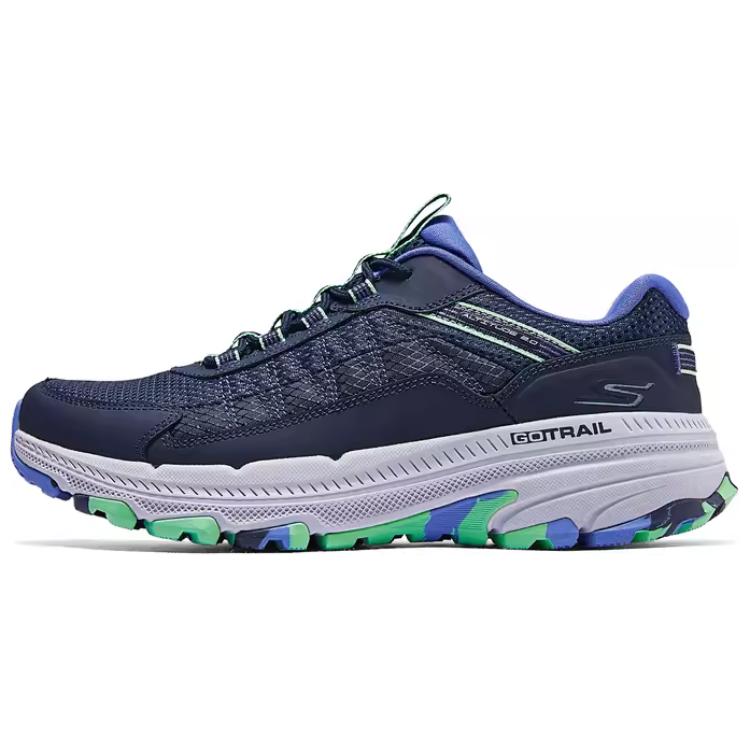 Skechers Go Series Удобные Дышащие Упругие Низкие Беговые Кроссовки Женские Кроссовки Синий 129527C-NVBL 37