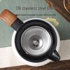 Shangqi Stainless Steel Insulated Stew Tea Pot with Wooden Handle