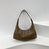 Herbst und Winter neue Retro Wildleder Achseltasche Damen tägliche Pendelmode große Kapazität Tragetasche Umhängetasche