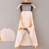 Waterproof Apron Kitchen Household Sleeveless Cooking PVC Aprons Portable Wipe Hands Oil-proof Wear-resistant Housework Cleaning