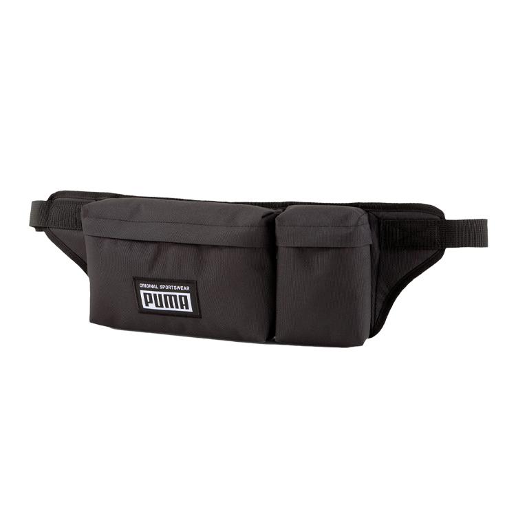 New PUMA Polyester Fanny Pack Regular Unisex Black 077303-01