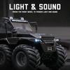 1/24 Scale Shaman 8X8 Alloy Car Model Light & Sound Effect Diecast Car Toys for Boys Birthday Gift Kids Toys Car Collection