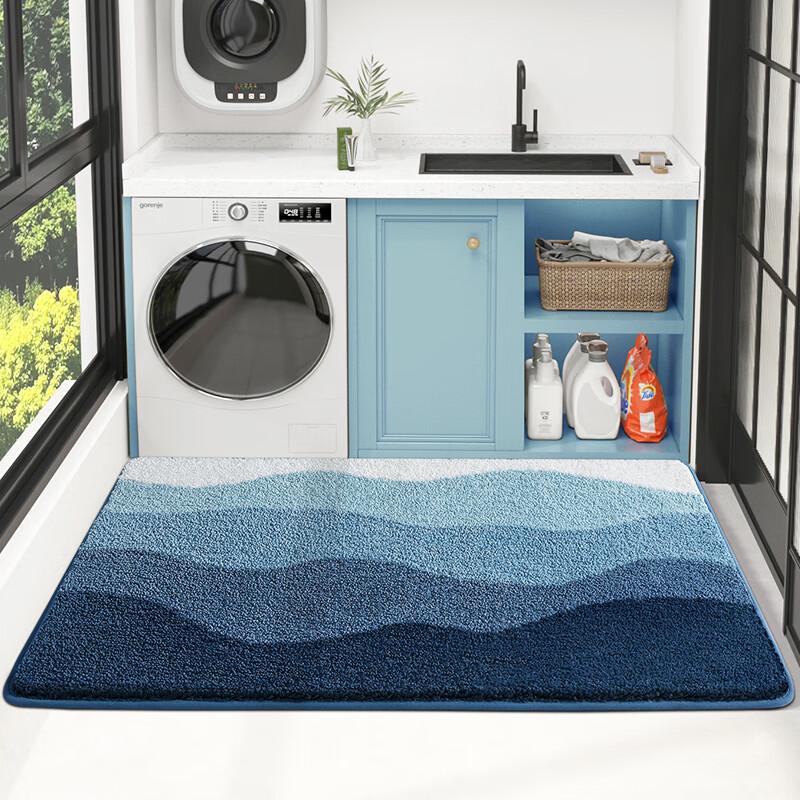 Dajiang Bathroom Mat, Non-Slip Foot Pad for Toilet, Absorbent Mat for Bathroom Entrance, 50x100cm