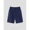 Saendeusaundeu (Unisex) Wide Training Shorts Navy