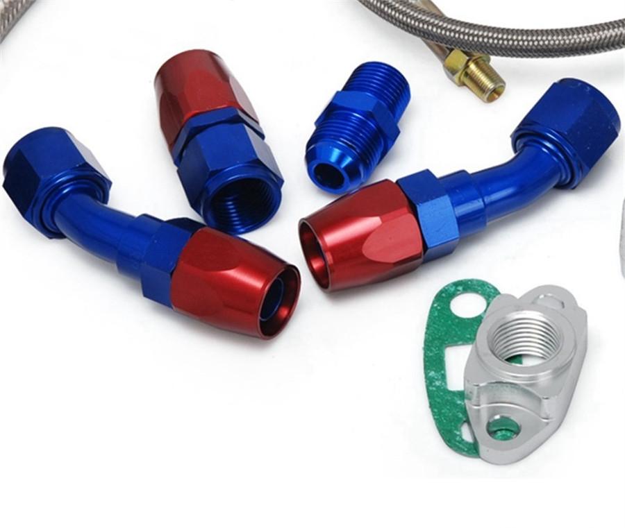 Oil Drain Line Kit fit turbo chargers T3 T3T4 T4 T70 T66 T04E T61 T76 T04B
