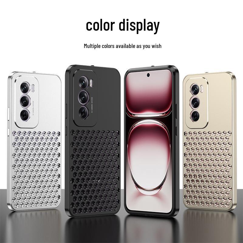 OPPO Reno12 Pro Aluminum Honeycomb Heat Dissipation Phone Case