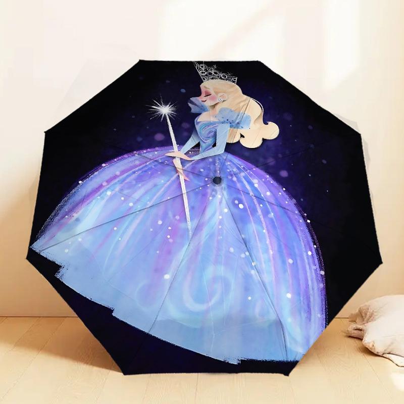 Enchanted Princess Umbrella: A Magical Companion for Outdoor Adventures - Auto-Opening/Closing, Lightweight & Durable Idea 083