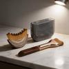 Lymphatic Contour Face And Body Brushes The Lymphatic Drainage Massager Ultra-Thin Wide Tongue Type Brush For Face Dry Brushing