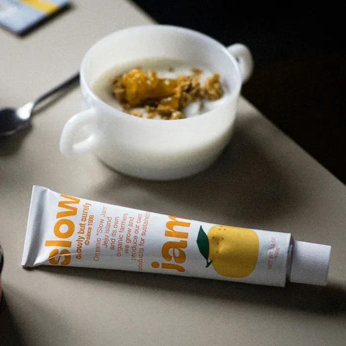 

[Медленный джем x Нес: [Подарок для молодоженов] Набор в подарок: мандариновый джем + суповая пиала