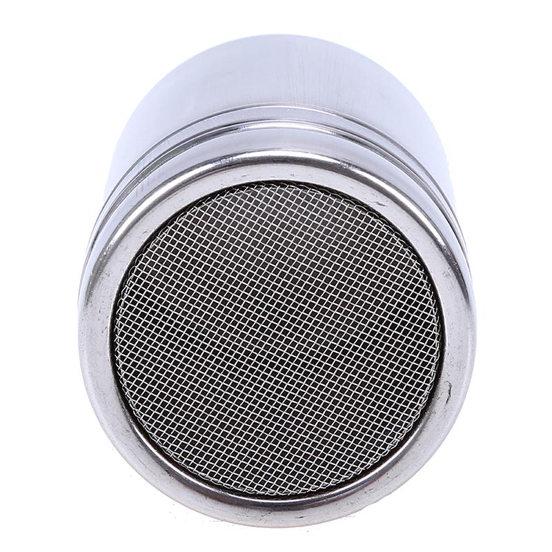 Stainless Steel Powder Shaker Sugar Chocolate Coco Shaker Flour Coffee Sifter Cooking Tools with Lid Household Accessories