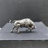 MINI Solid Pure Copper Ornament Bullish Lucky Cow 6cm Bull Wall Street Mascot Home Decor Desktop Crafts Sculpture Decoration