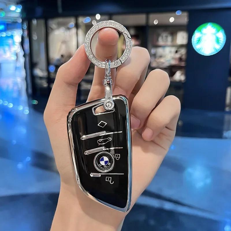 Car Sticker Hot 2025 TPU Car Remote Key Case Cover Shell Protector For BMW 1 3 5 7 Series X1 X3 X5 X6 F34 F10 F11 F20 F25 G30 M2