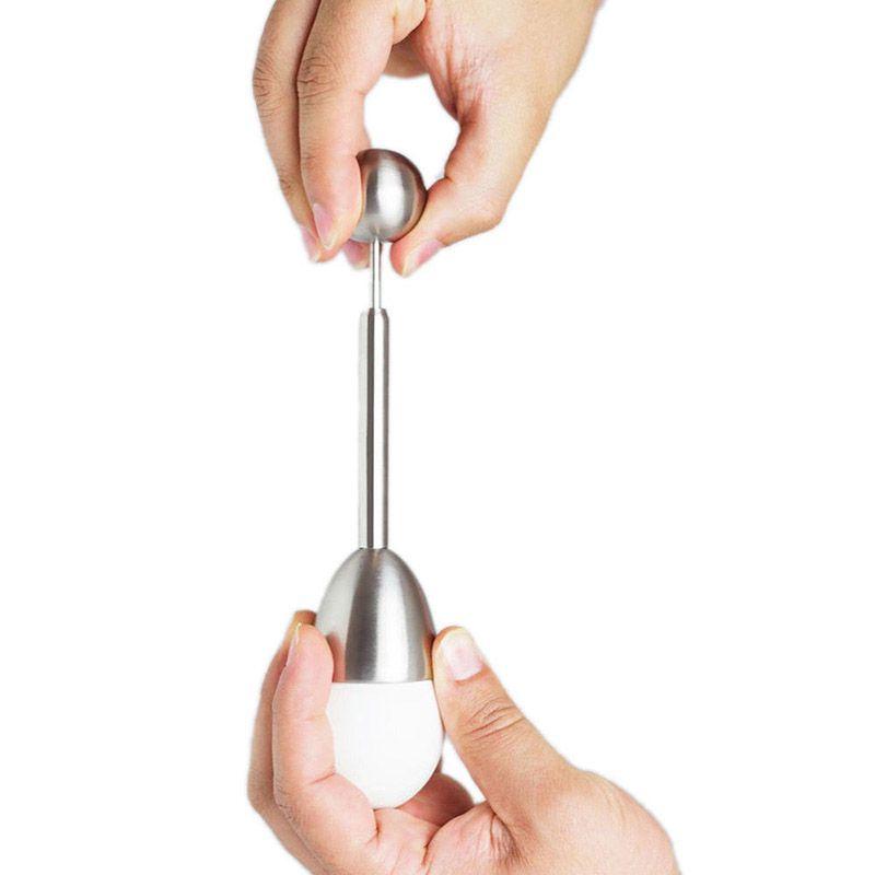 Høykvalitets eggåpner i rustfritt stål med elegant og moderne finish