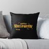 Black Fear Skeleton Decorative Home Pillow Case Cushion Covers Autumn   Living Room Sofa Bed Halloween Pumpkin