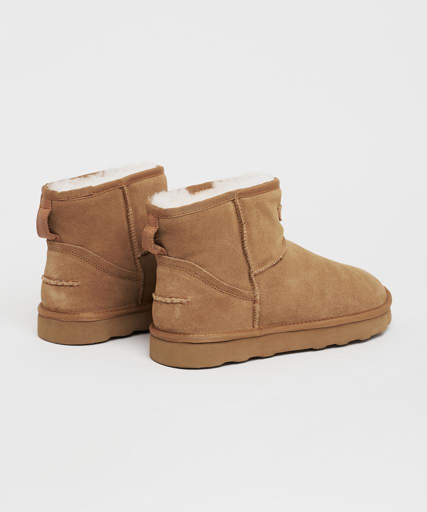 Lostgarden Wide Fur Boots Camel