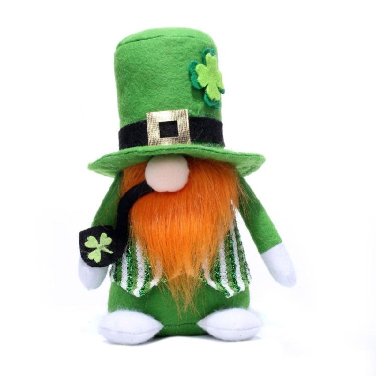 Irländsk Jul Ren Prydnad Julartiklar Sankt Patricks Dags Tomtar Mjukisdjur Leksak