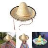 LuauEvent Straw Hat Festival Costume Party Hat Children Traditional Mexicans Hat