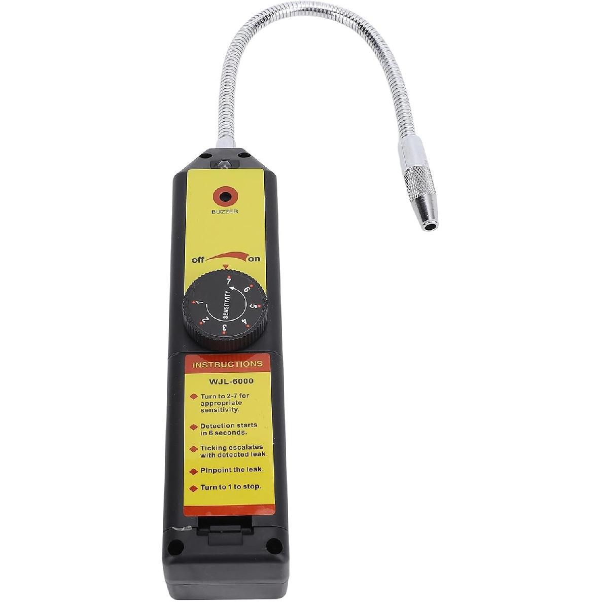 

HVAC Refrigerant Leak Detector Sensitive Gas Leakage Tester for Air Condition R22 R410A R134A (Without LED Light) Without LED light