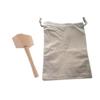 Reusable Canvas Ice Bag with Wooden Mallet for Crushing 1Set