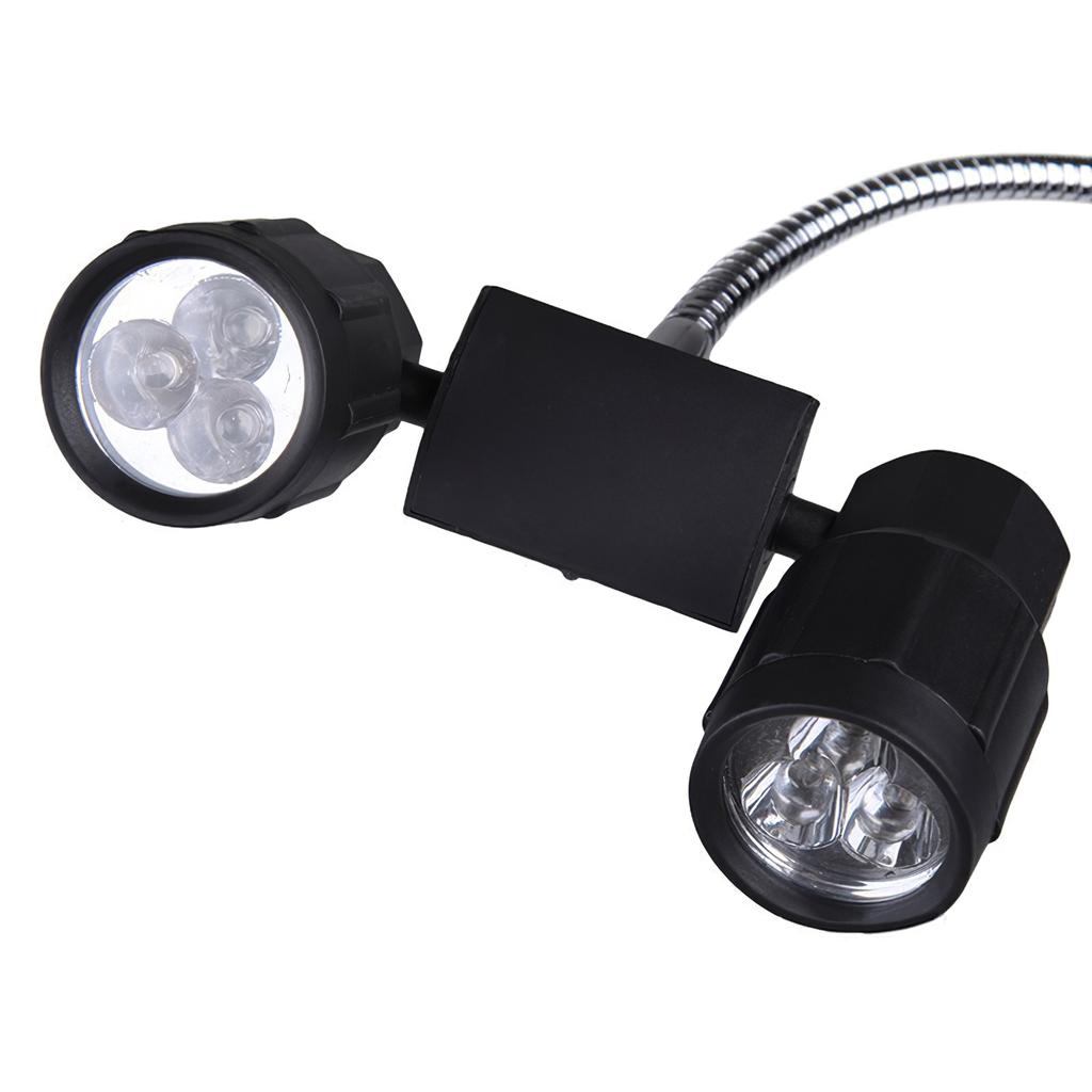 360 Degree Rotating Lamp Battery Powered Energy Saving Clip Reading Light With Flexible Hose For Home Outdoor Barbecue