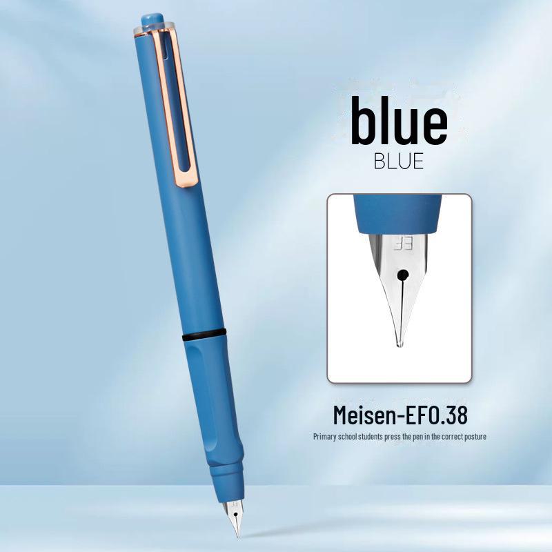 Ergonomischer Schülerstift mit 0,38-mm-Spitze und austauschbarer Tinte: Ideal zum Lernen, für Kalligraphie und Hausaufgaben