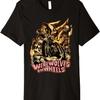 Vintage Horror Werewolves On Wheels Werewolf Biker Premium T-Shirt
