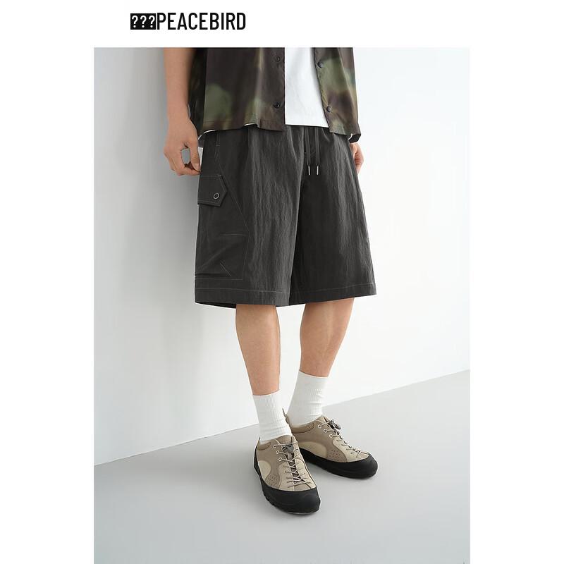 PEACEBIRD Men's Loose Fit Straight Cargo Shorts