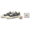 MLB Playball Canvas Shoes Unisex Low top Black,White Sneakers 3ACVVP12N-50BKSZHT
