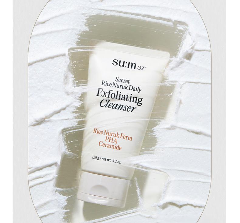 sum37 Secret Rice Nuruk Peeling to Foam Cleanser 40g – Exfoliating & Brightening