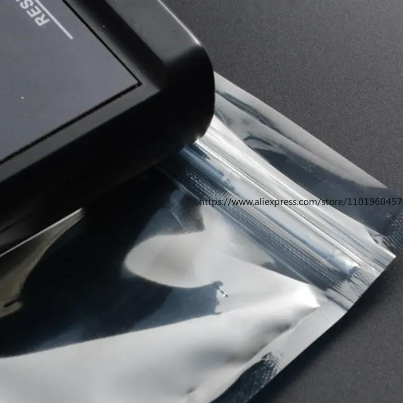 100pcs Semi-Transparent Anti-Static Bag 15*20cm Perfect for Storing Electronic Devices Home Organizer