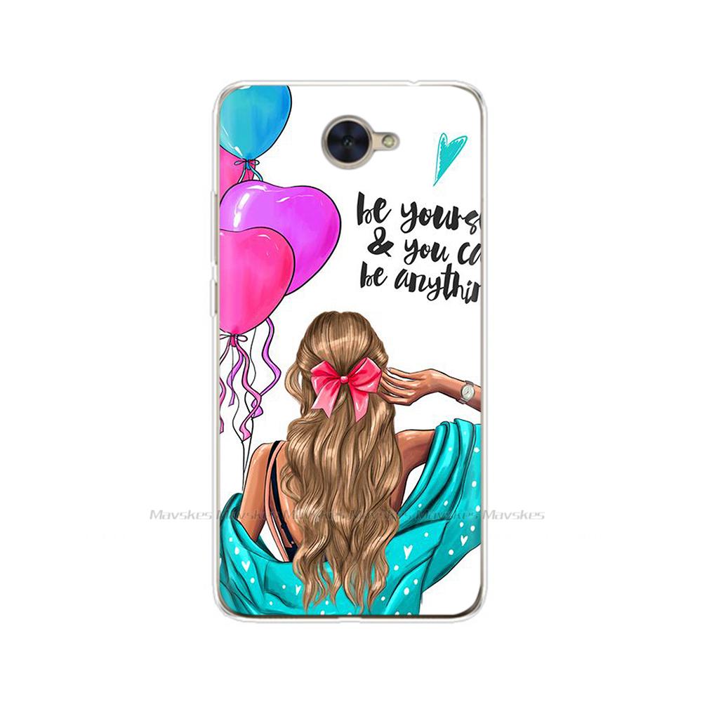 Case for Huawei  Y7 2017 Case Silicone TPU Back Cover Phone Cases For Huawei Y7 TRT-LX1 TRT-LX2 TRT-LX3 Y 7 2017 coque bumper