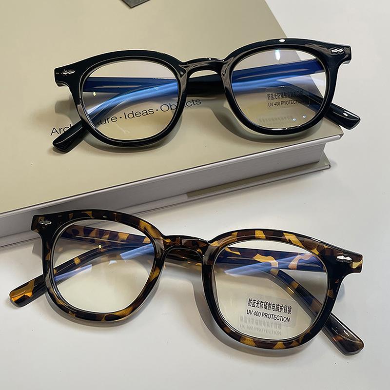 Vintage Simple Anti Blue Light Glasses Men Women Blue Light Blocking Glasses Computer Screen Glasses Decorate Eyeglasses