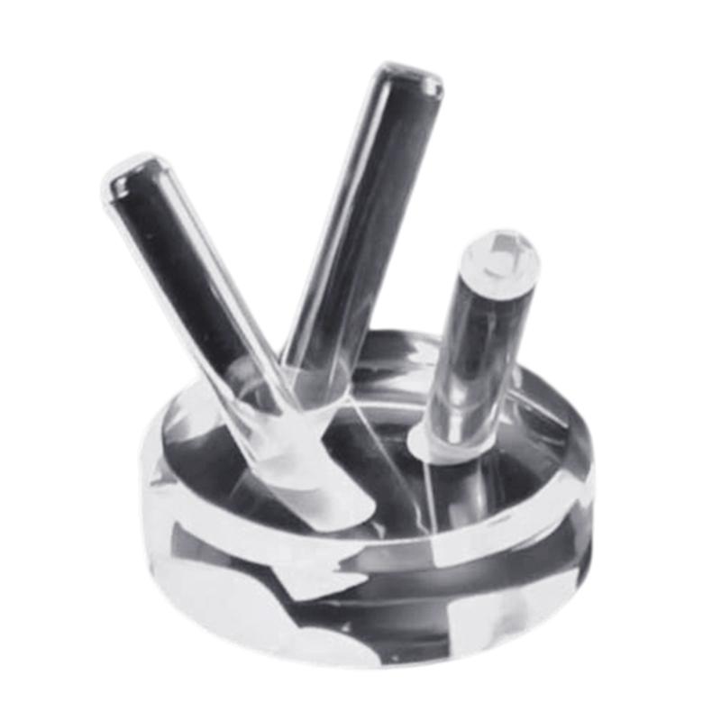 5/7cm High Three Legs Baseball Holder With Clear Base No Tool Needed Souvenirs Display Rack for Home Shop Decoration