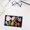 Crystals Kit 7 Chakra Love Heart Irregular Crystal Stone Yoga Stone Crystals for Energy Balancing Meditation