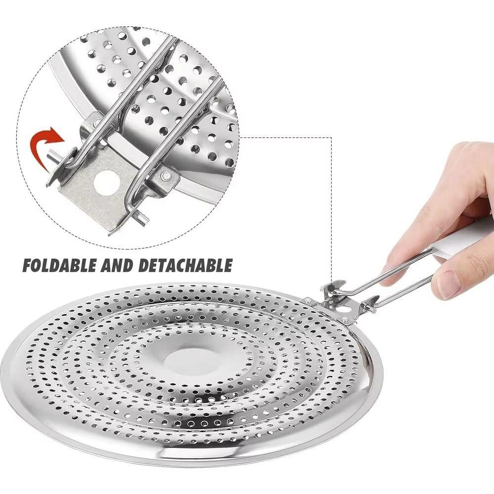 Foldable Insulation Pads Stainless Steel Thermal Conductivity Mat  for Cooking