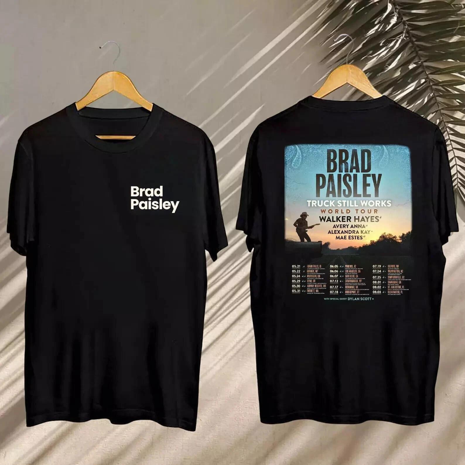 Brad Paisley Truck Still Works World Tour T-Shirt Brad Paisley Concert 2026 M
