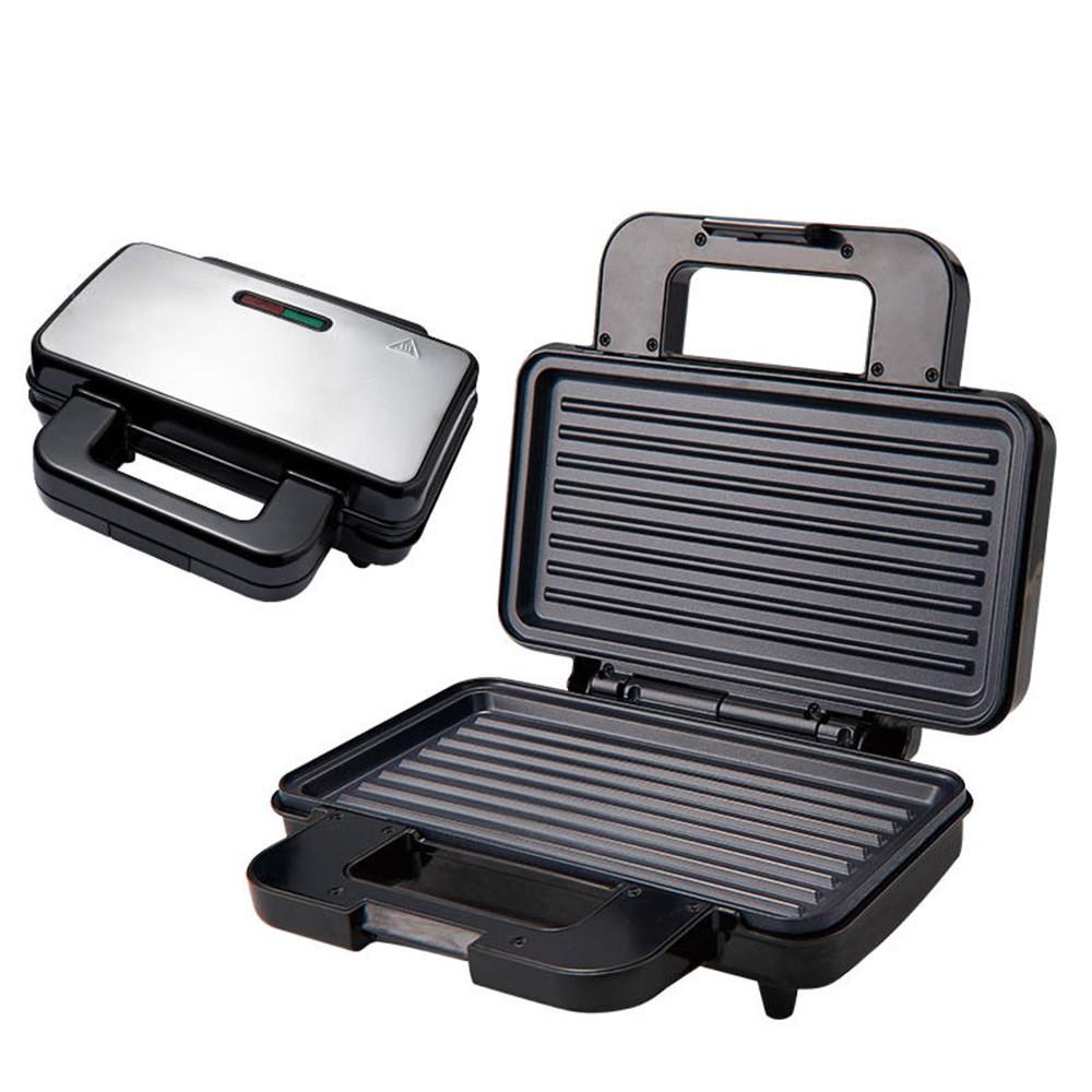 1000W High Power Electric Sandwich Maker Double Side Heating Grill Maker Kitchen Anti-stick Plate Breakfast Machine
