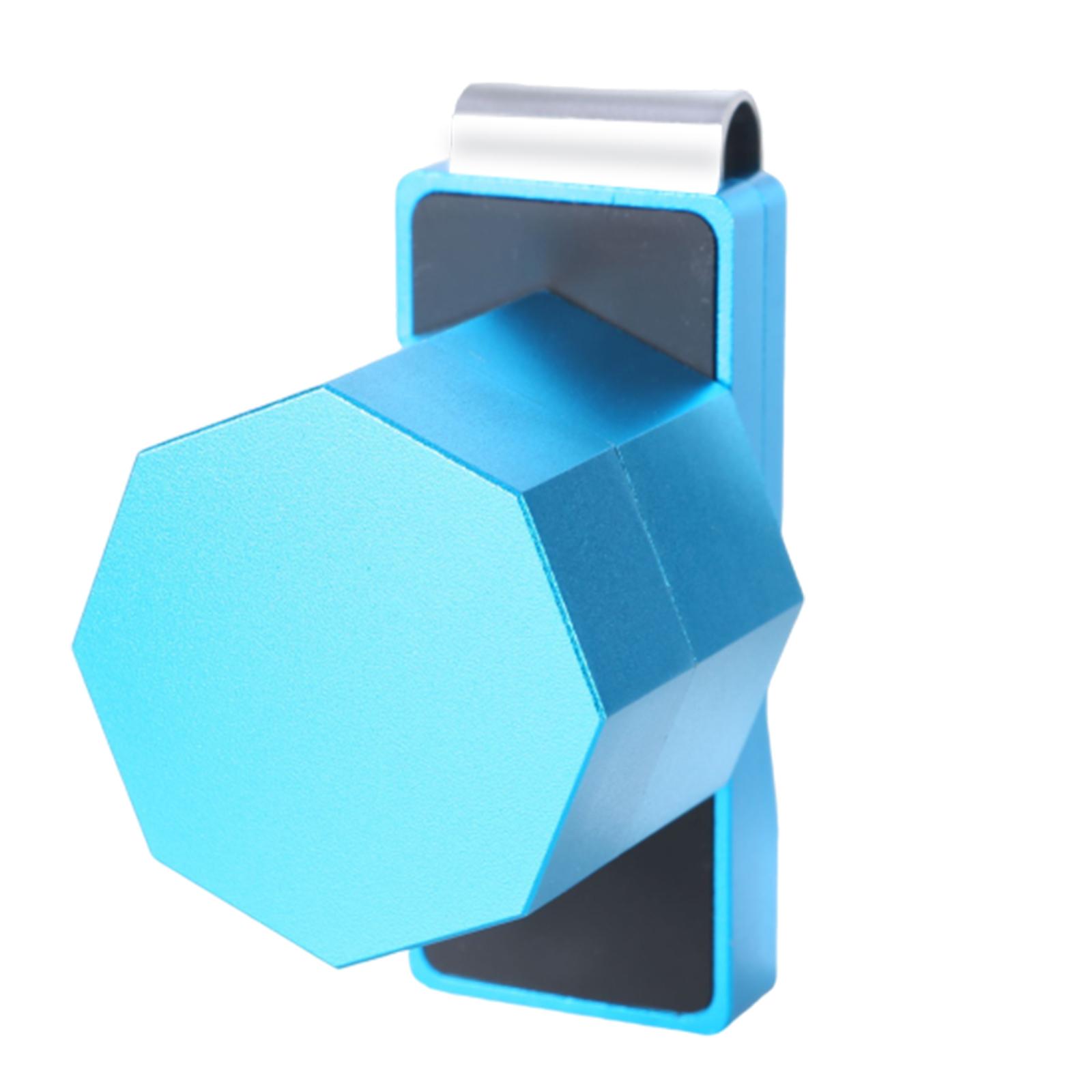 Aluminum Alloys Billiard Chalk Holder Magnetic Pool Cue Chalk Case Octagons Pool Cue Tip Carriers Case Cue Chalk Holder синий
