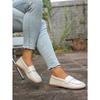 Soft-soled Single Shoes Women's 2025 Autumn New Flat Plus-size One-foot Lazy Beanie Shoes
