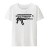 Summer men's retro Kalashnikov Ak 47 Russian Gun Riffle Army T-shirt Creative Casual T-shirt