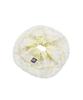 Youhee Flower Satin Scrunchie Yellow