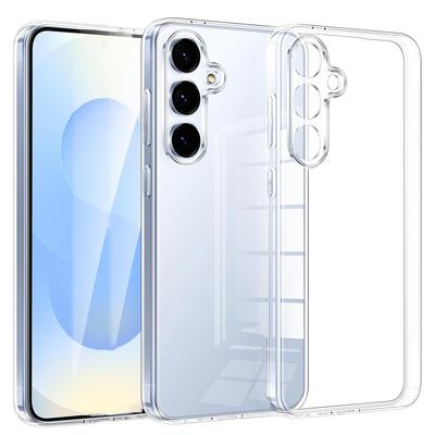 S25Ultra Silikonový měkký kryt pro Samsung Galaxy S25 Edge S24 S23 S21 FE S22 Ultra Plus 5G Průhledný Ultra tenký kryt Nárazuvzdorný obal